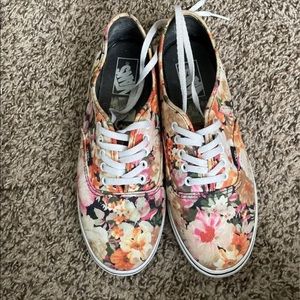 Multicolor, floral Vans